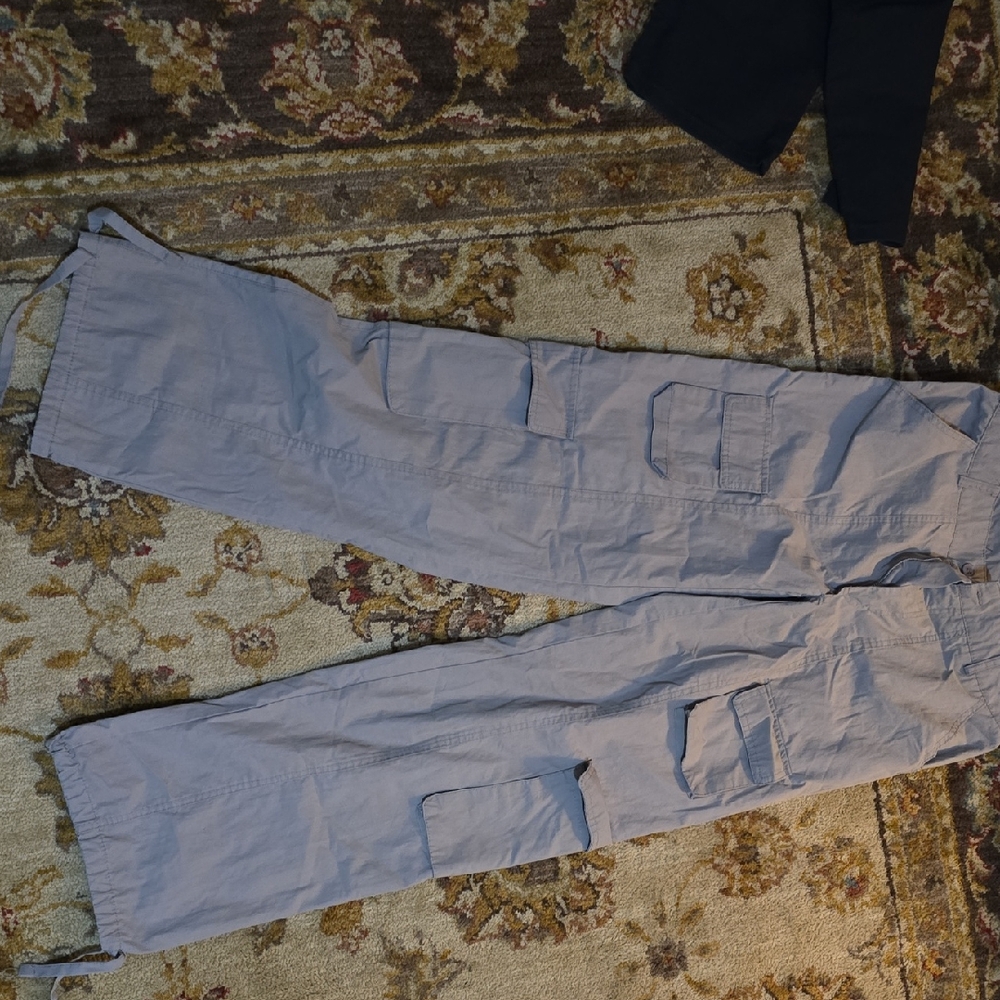 Harper Gray Cargo Pants with Versatile Style